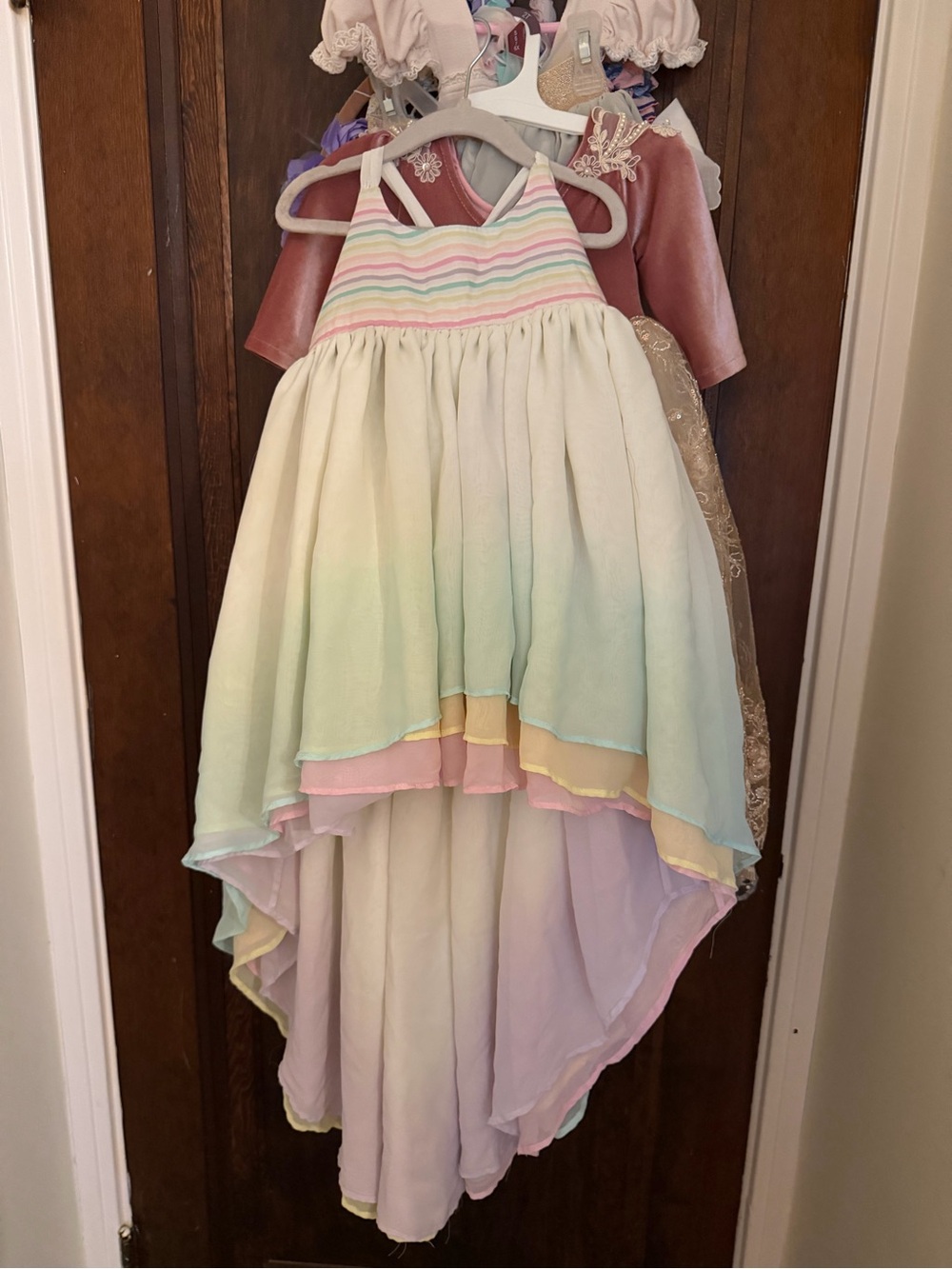 Pleiades Pastel Stella High-Low Dress 5y